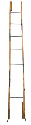Lot 306 - A rare motorist's folding ladder, circa 1910...