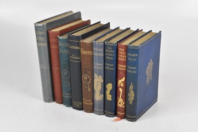 Lot 470 - KIPLING (RUDYARD), SOLDIER TALES, blue cloth...