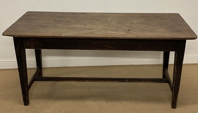 Lot 692 - A 19th century rustic farmhouse table, with...