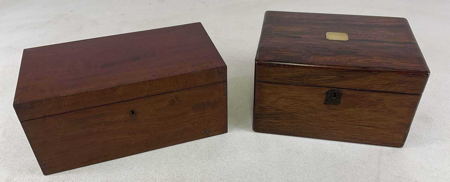 Lot 18 - An early 19th century mahogany two division...