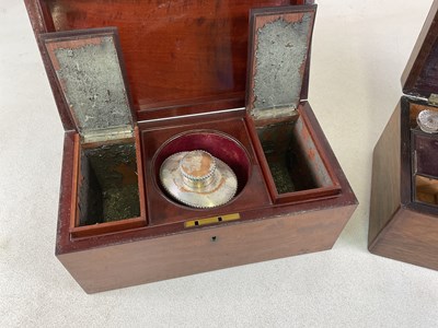 Lot 18 - An early 19th century mahogany two division...