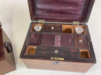 Lot 18 - An early 19th century mahogany two division...