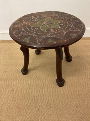 Lot 7 - An interesting African tribal table, with...