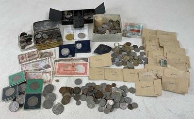 Lot 628 - A large collection of various coins including...