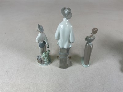 Lot 149 - LLADRO; four figures comprising a sleeping...