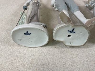 Lot 149 - LLADRO; four figures comprising a sleeping...