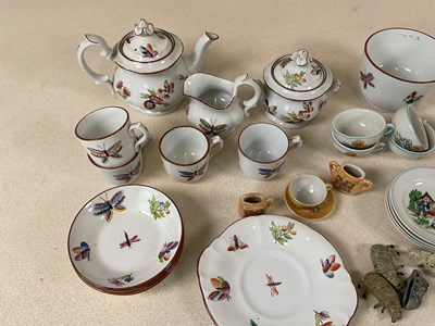 Lot 84 - Child's porcelain tea sets, together with...