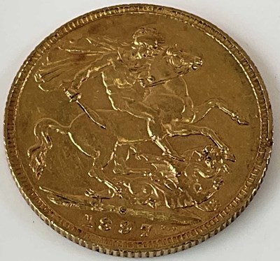 Lot 596 - A Victorian full sovereign, 1897, Sydney Mint.