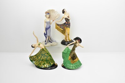 Lot 122a - COALPORT; four figures comprising three of Art...