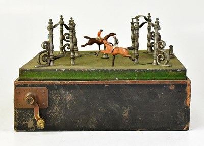 Lot 498 - BREVETÉ S.G.D.G.; a French tin-plate wind-up...