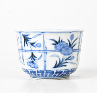 Lot 386 - A Japanese Meiji period blue and white...