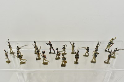 Lot 504 - Approximately ninety miniature lead figures...