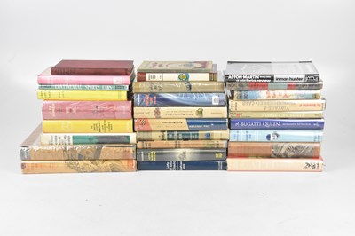 Lot 556 - A collection of books on automobilia, to...