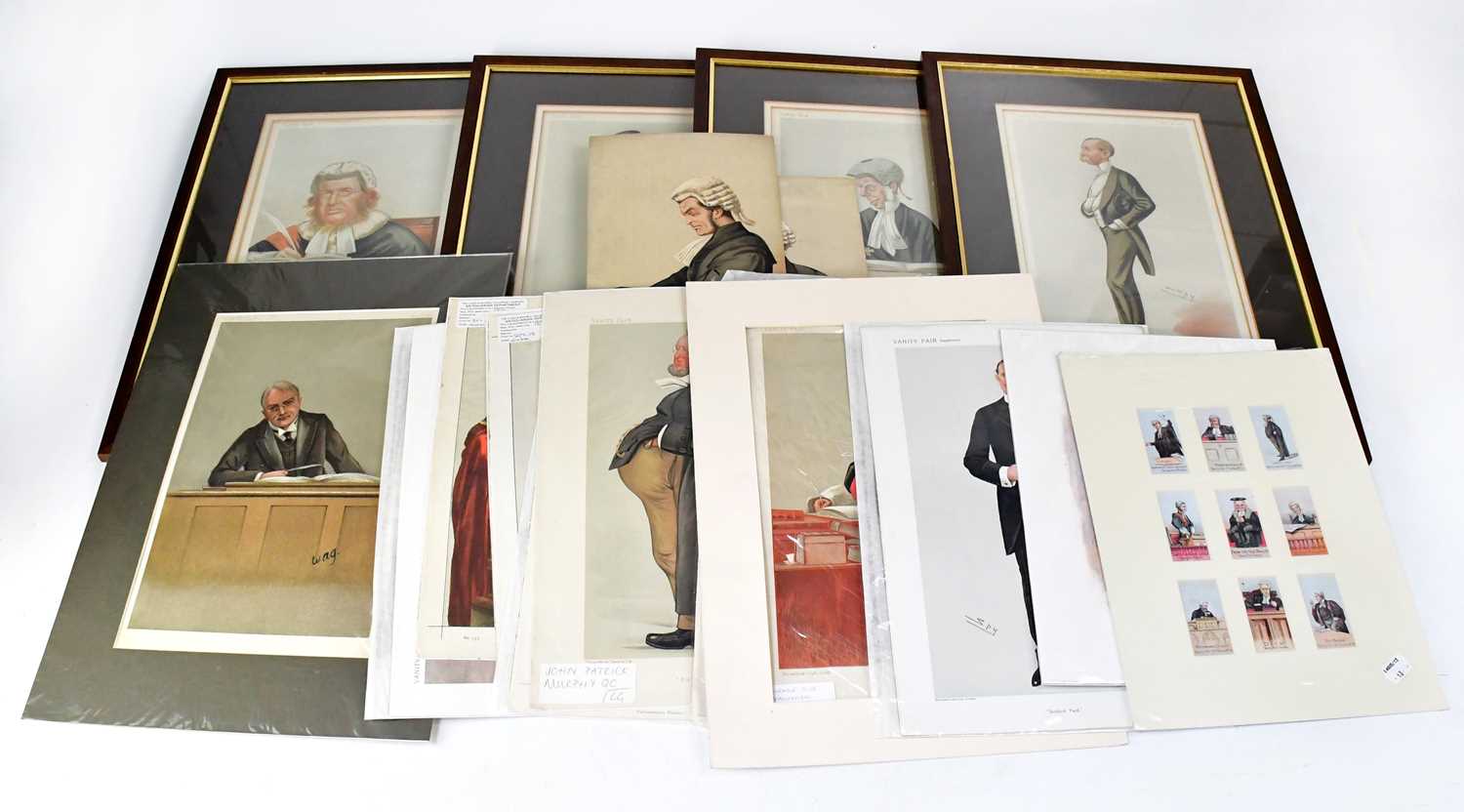 Lot 735 - A large quantity of Vanity Fair prints of