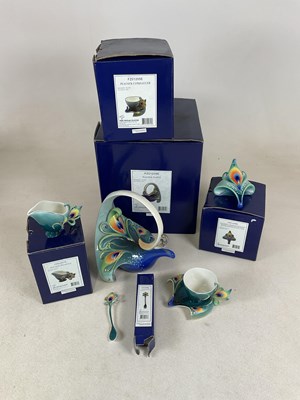 Lot 188 - FRANZ PORCELAIN; a tea set comprising teapot,...
