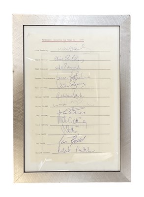 Lot 314 - CRICKET INTEREST; a 1977 Middlesex Gillette...