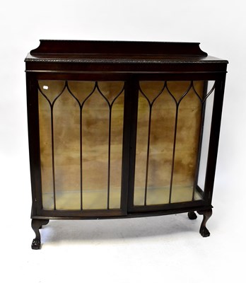 Lot 48 - An early 20th century mahogany display cabinet...