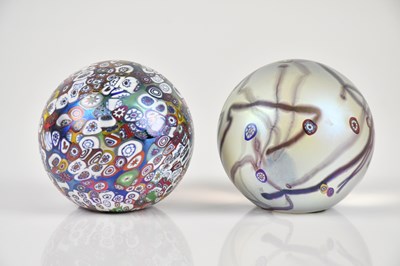 Lot 268 - JOHN DITCHFIELD FOR GLASFORM; two iridescent...