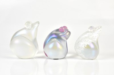 Lot 238 - JOHN DITCHFIELD FOR GLASFORM; three iridescent...
