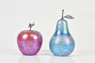 Lot 239 - JOHN DITCHFIELD FOR GLASFORM; two iridescent...