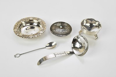 Lot 62 - TWAEC; an Elizabeth II hallmarked silver sauce...