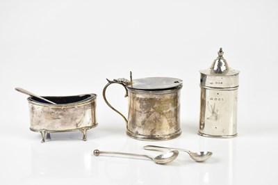 Lot 2410 - WILLIAM AITKEN; a Edward VII hallmarked lidded...