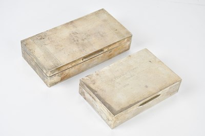 Lot 2268 - WALKER & HALL; a George VI hallmarked silver...