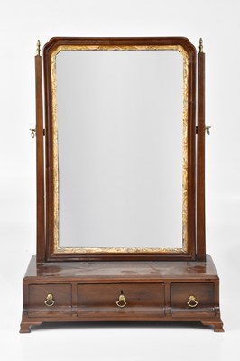 Lot 1246 - An Edwardian mahogany three drawers swing...