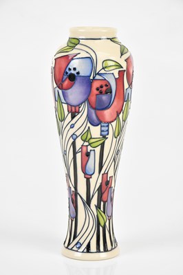 Lot 401 - RACHEL BISHOP FOR MOORCROFT; a cylindrical...