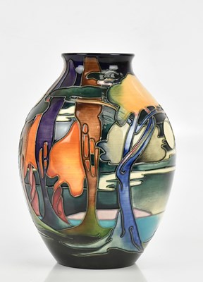 Lot 451 - EMMA BOSSONS FOR MOORCROFT; an ovoid form...