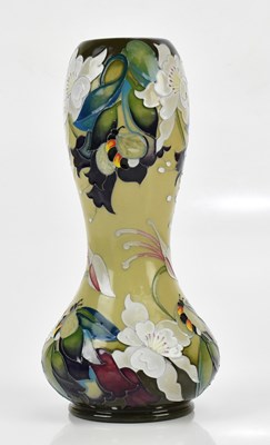 Lot 398 - EMMA BOSSONS FOR MOORCROFT; a double gourd...