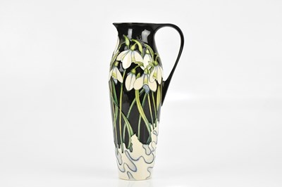 Lot 453 - PAUL HILDITCH FOR MOORCROFT; a tall slender...
