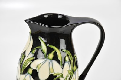 Lot 453 - PAUL HILDITCH FOR MOORCROFT; a tall slender...
