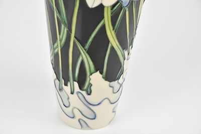 Lot 453 - PAUL HILDITCH FOR MOORCROFT; a tall slender...