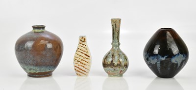Lot 544 - ANITA HARRIS FOR COBRIDGE; three ceramic vases...