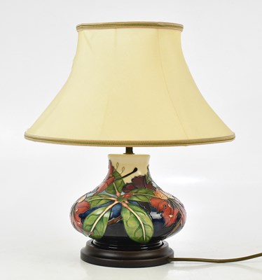 Lot 102 - PHILIP GIBSON FOR MOORCROFT; a baluster shaped...