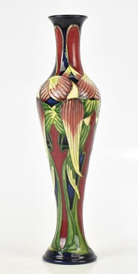 Lot 93 - PHILIP GIBSON FOR MOORCROFT; a bottle vase...