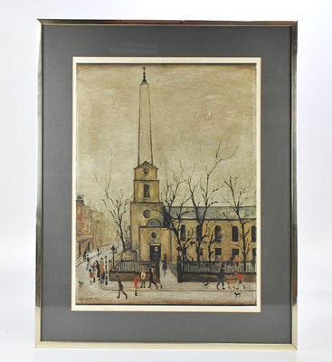 Lot 9 - LAURENCE STEPHEN LOWRY RA (1887-1976); pencil...