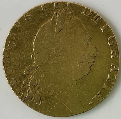 Lot 601 - A George III guinea, 1793, approx 8.4g.
