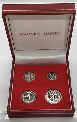 Lot 638 - A cased set of 1936 Maundy money.
