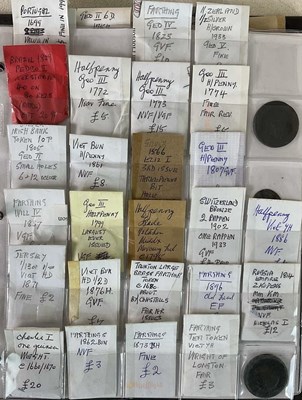 Lot 615 - A well presented album of mixed coins, many GB,...