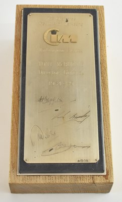 Lot 1189 - An Elizabeth II hallmarked silver mounted...