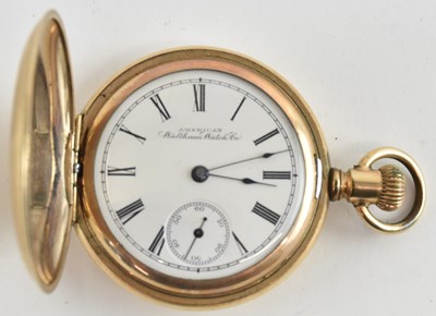 Lot 1448 - WALTHAM MASS & CO; an early 20th century gold...