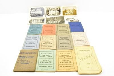 Lot 971 - NORTH LANCASHIRE & DISTRICT FOOTBALL LEAGUE;...