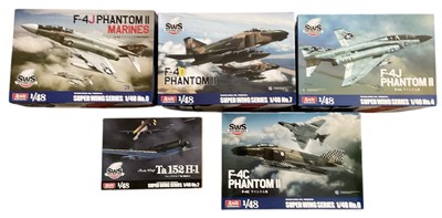 Lot 545 - SUPER WING SERIES; five 1:48 scale model...