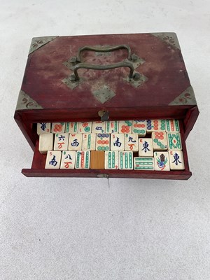 Lot 30 - A Mahjong set, with one hundred and forty-four...