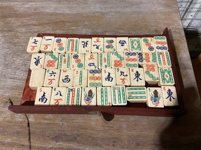Lot 30 - A Mahjong set, with one hundred and forty-four...