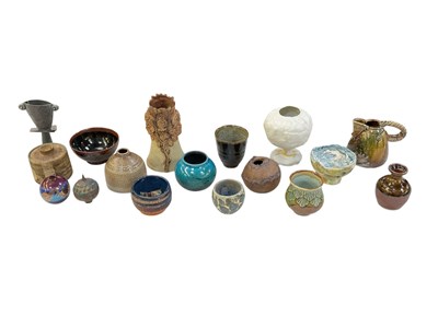 Lot 607A - A collection of seventeen pieces of studio...
