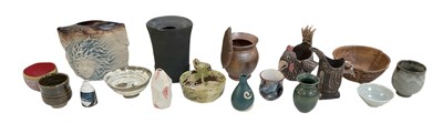 Lot 609A - A collection of seventeen pieces of studio...