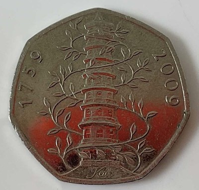 Lot 618 - A used KEW Gardens 50p piece.